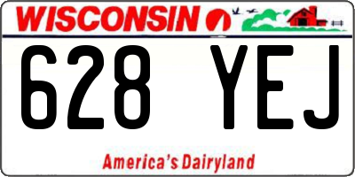 WI license plate 628YEJ