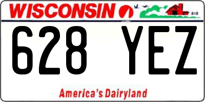 WI license plate 628YEZ