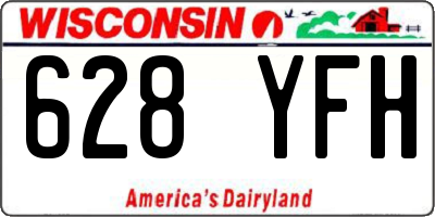 WI license plate 628YFH