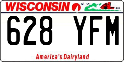WI license plate 628YFM