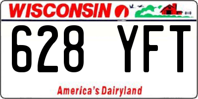 WI license plate 628YFT