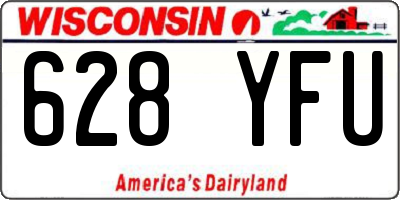 WI license plate 628YFU