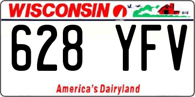 WI license plate 628YFV
