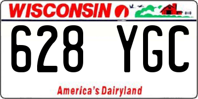 WI license plate 628YGC