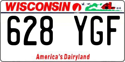 WI license plate 628YGF