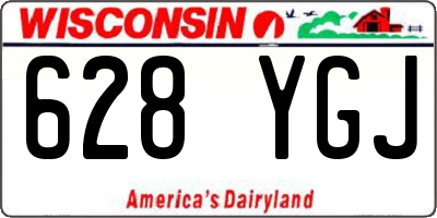 WI license plate 628YGJ