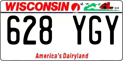 WI license plate 628YGY