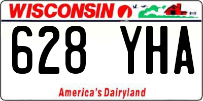 WI license plate 628YHA