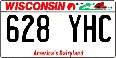 WI license plate 628YHC