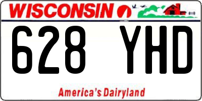 WI license plate 628YHD