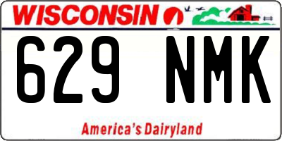 WI license plate 629NMK