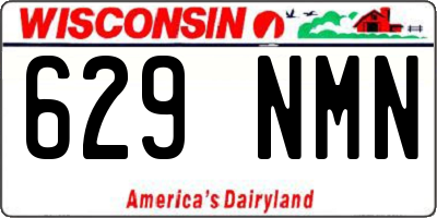 WI license plate 629NMN