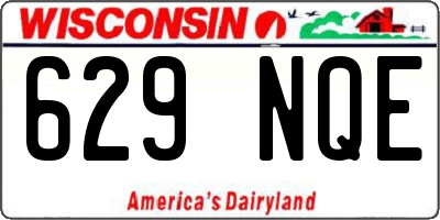 WI license plate 629NQE