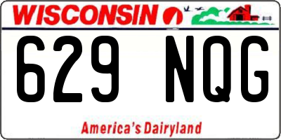 WI license plate 629NQG