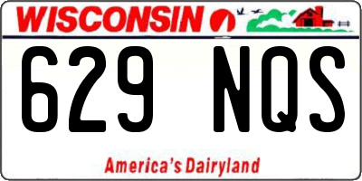 WI license plate 629NQS