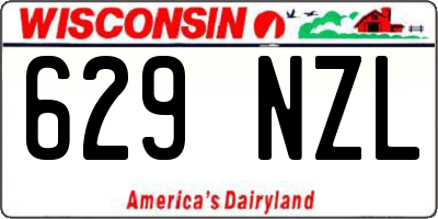 WI license plate 629NZL