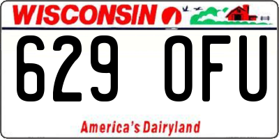 WI license plate 629OFU