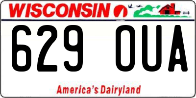 WI license plate 629OUA