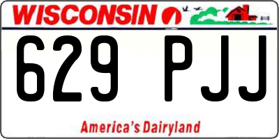 WI license plate 629PJJ