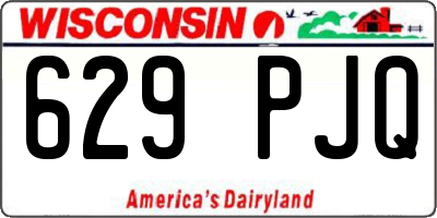 WI license plate 629PJQ