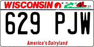 WI license plate 629PJW