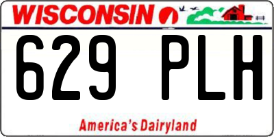 WI license plate 629PLH