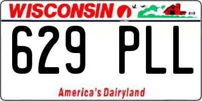WI license plate 629PLL