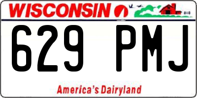 WI license plate 629PMJ