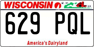 WI license plate 629PQL