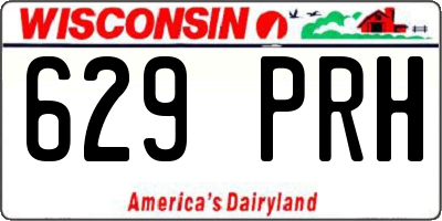 WI license plate 629PRH