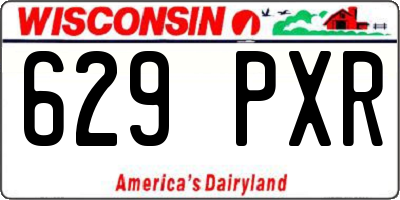 WI license plate 629PXR