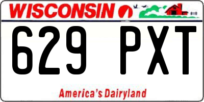 WI license plate 629PXT