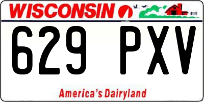 WI license plate 629PXV