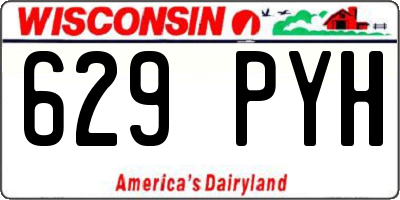WI license plate 629PYH