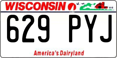 WI license plate 629PYJ