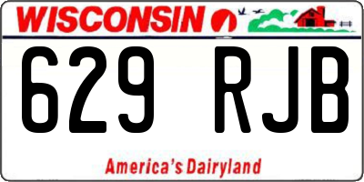 WI license plate 629RJB