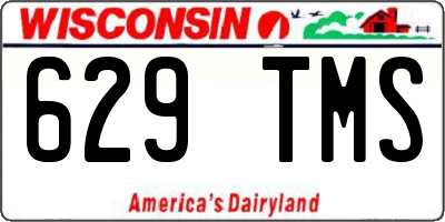 WI license plate 629TMS