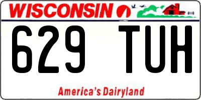 WI license plate 629TUH