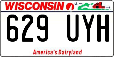 WI license plate 629UYH