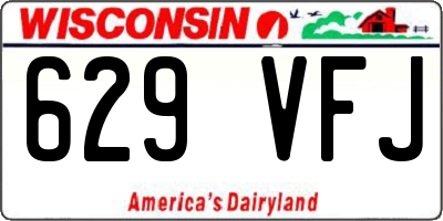 WI license plate 629VFJ