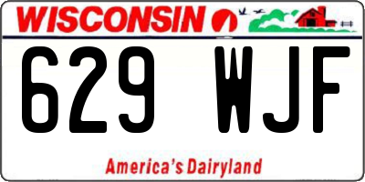 WI license plate 629WJF