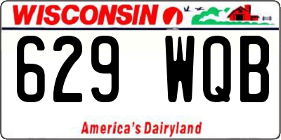WI license plate 629WQB