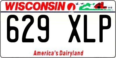WI license plate 629XLP