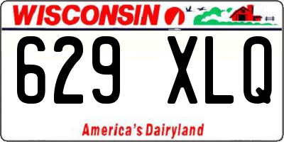 WI license plate 629XLQ