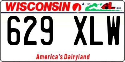 WI license plate 629XLW
