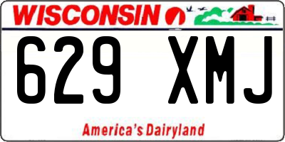WI license plate 629XMJ