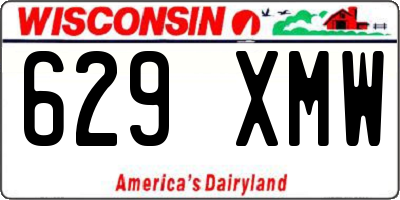 WI license plate 629XMW