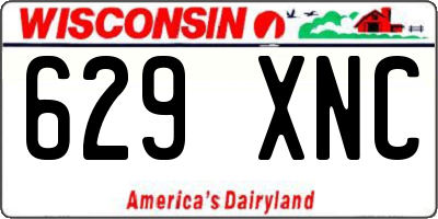 WI license plate 629XNC