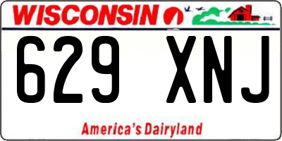 WI license plate 629XNJ