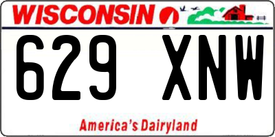 WI license plate 629XNW